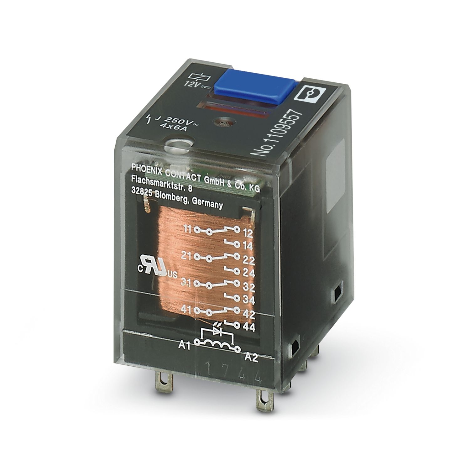 REL-IR-BL/L- 12DC/4X21 – Nhân Relay
