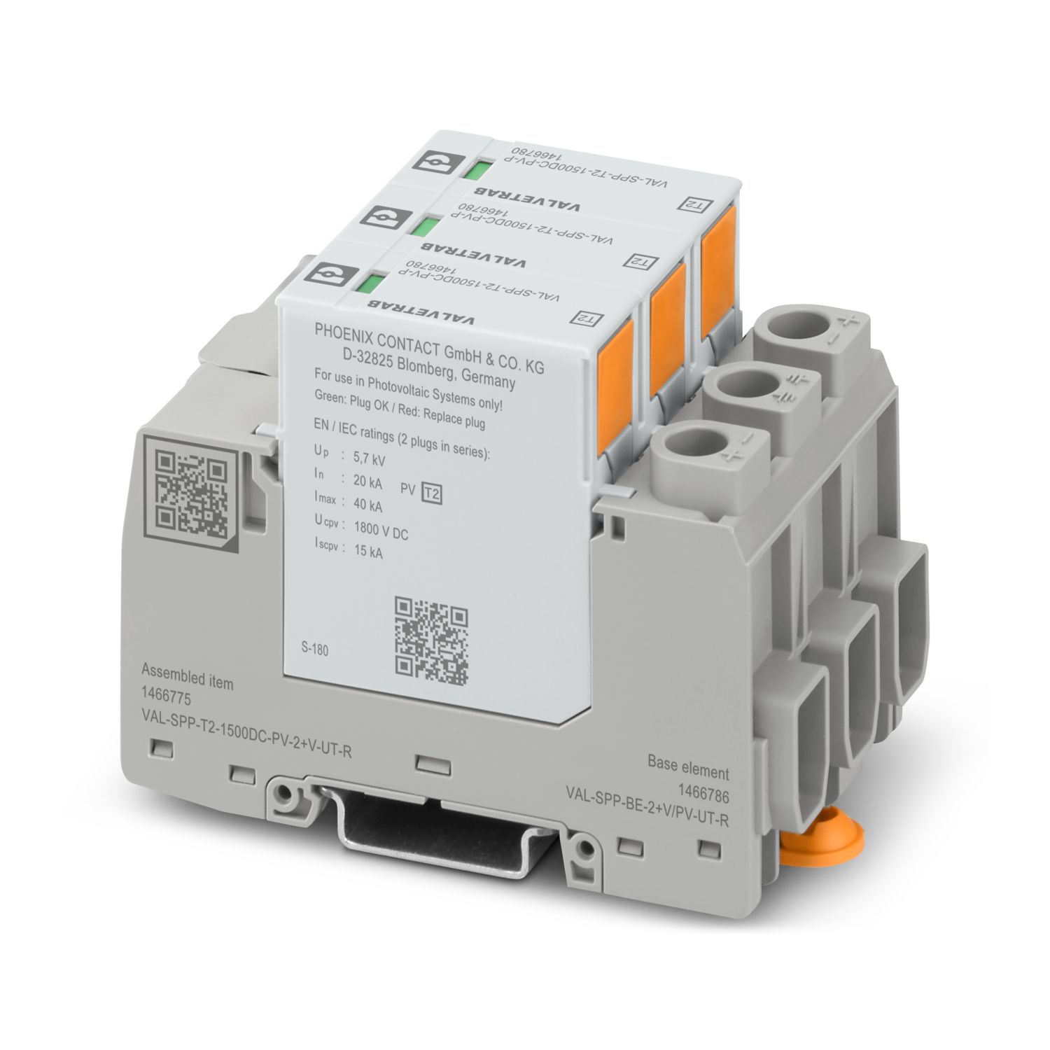 VAL-SPP-T2-1500DC-PV-2+V-UT-R