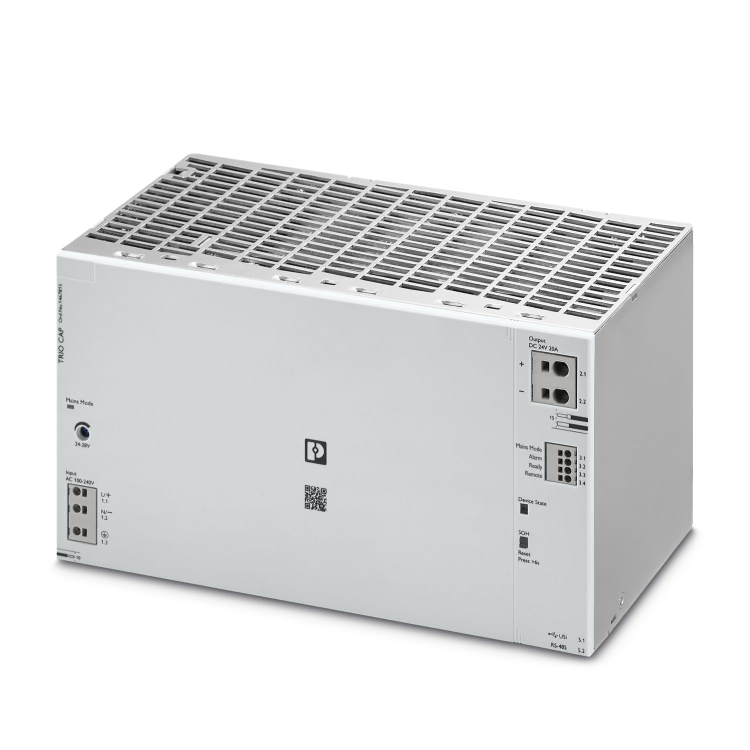 TRIO3-CAP/1AC/24DC/20/12KJ/USB-485
