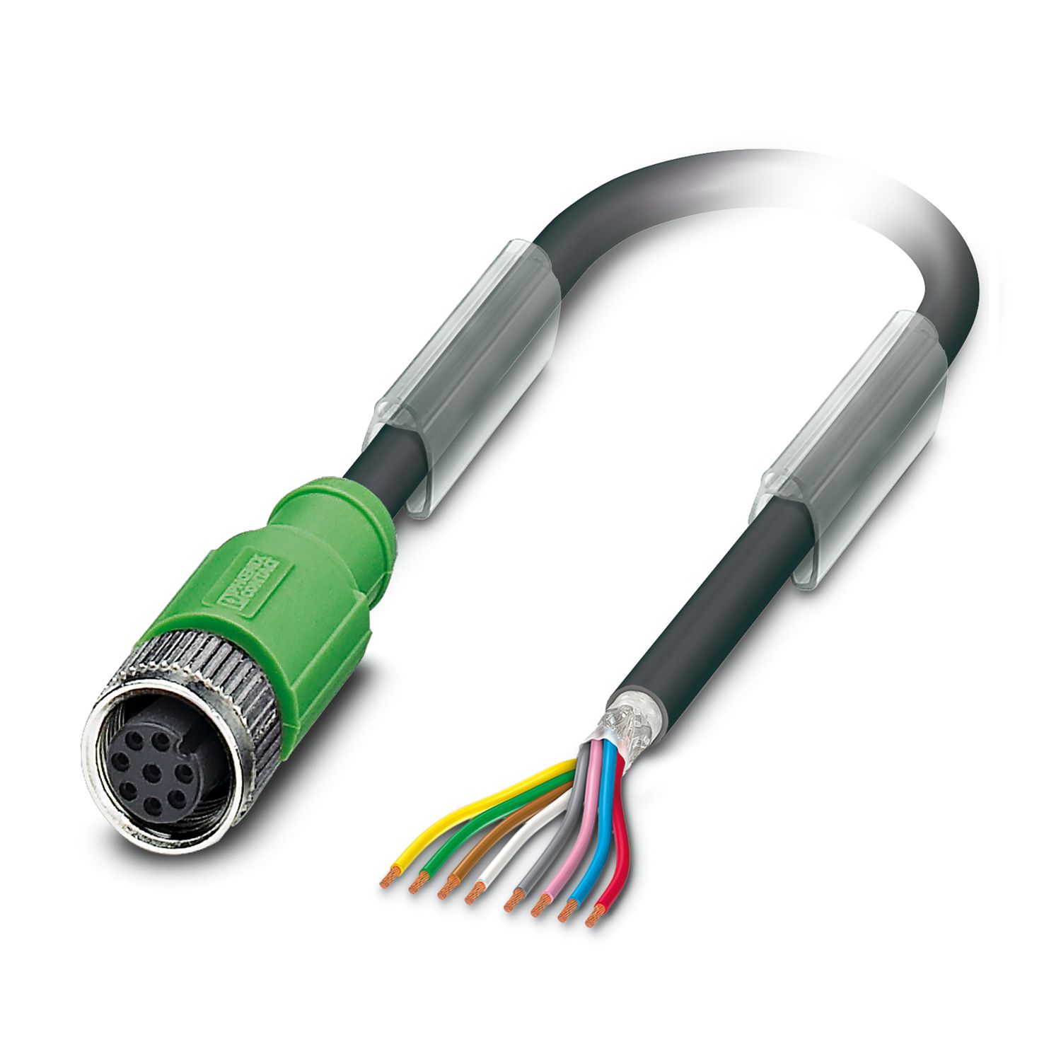 SAC-8P- 5,0-PUR/M12FS SH