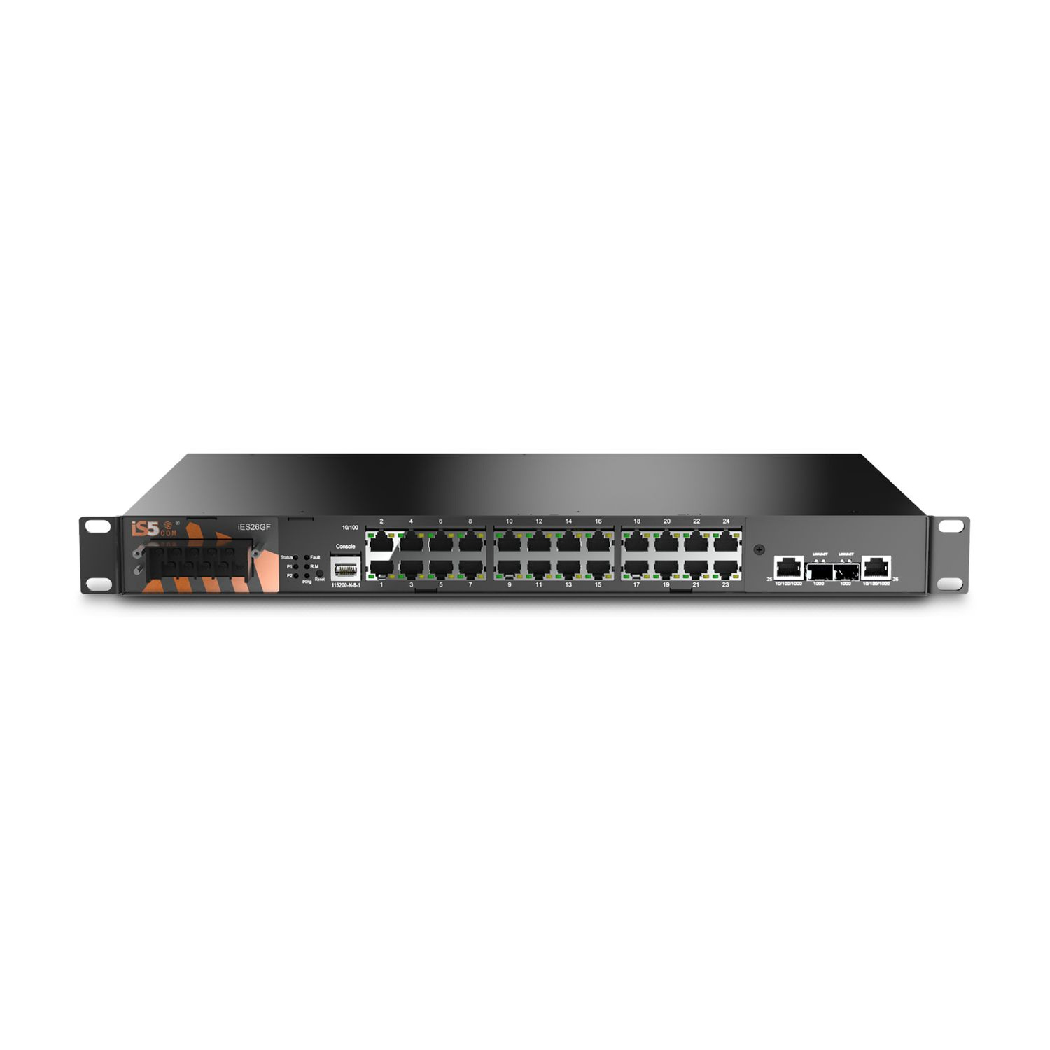 IES26GF-HV-RR-24RJ45-2GSFP