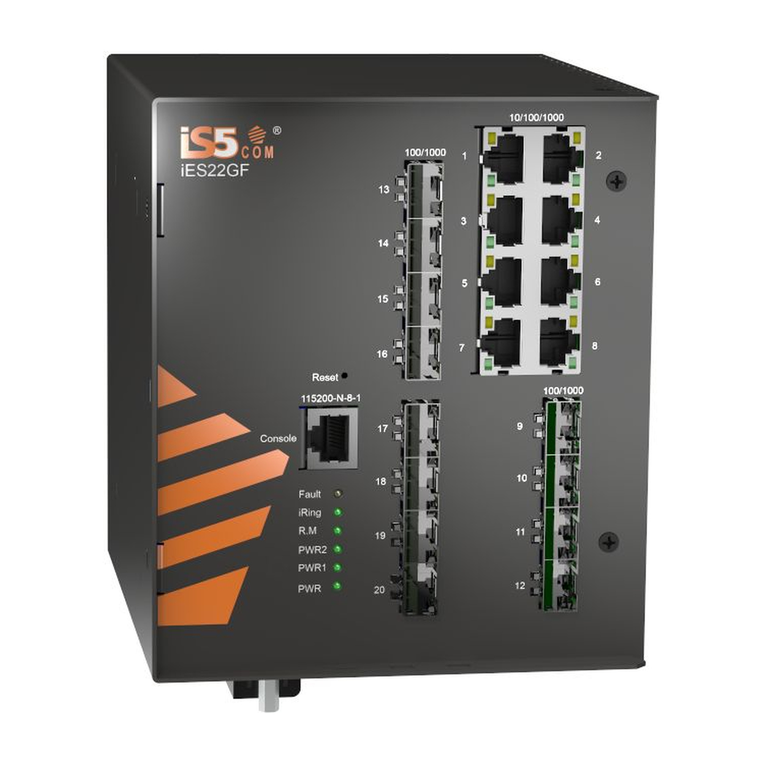 IES22GF-MV-D-8GRJ45-12GSFP