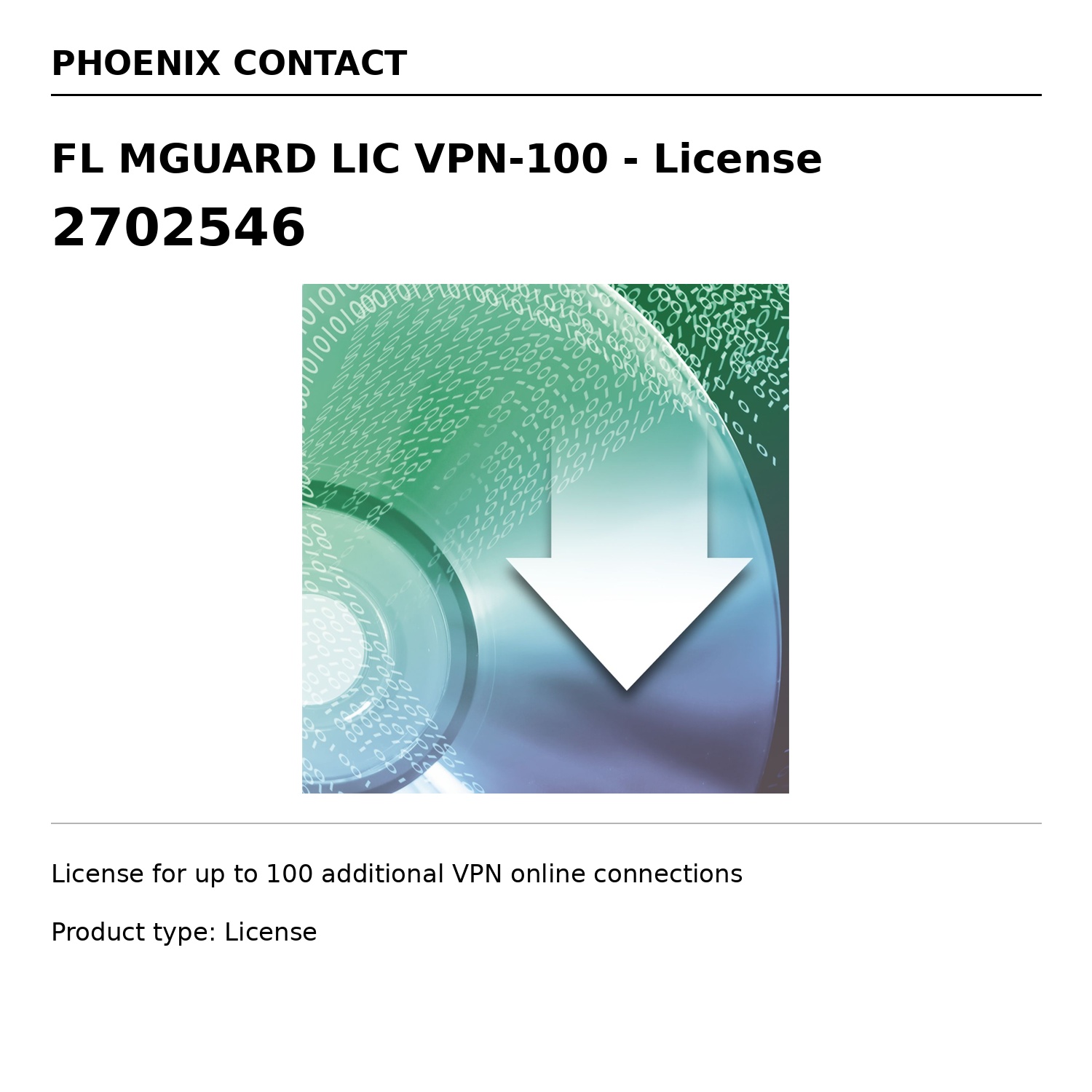 FL MGUARD LIC VPN-100