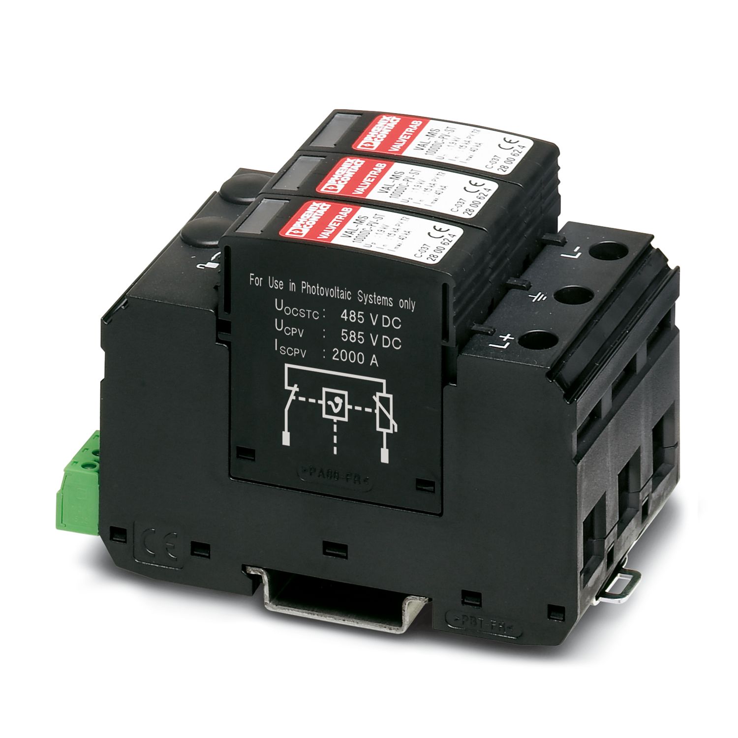 VAL-MS 1000DC-PV/2+V-FM – Chống sét 1000DC