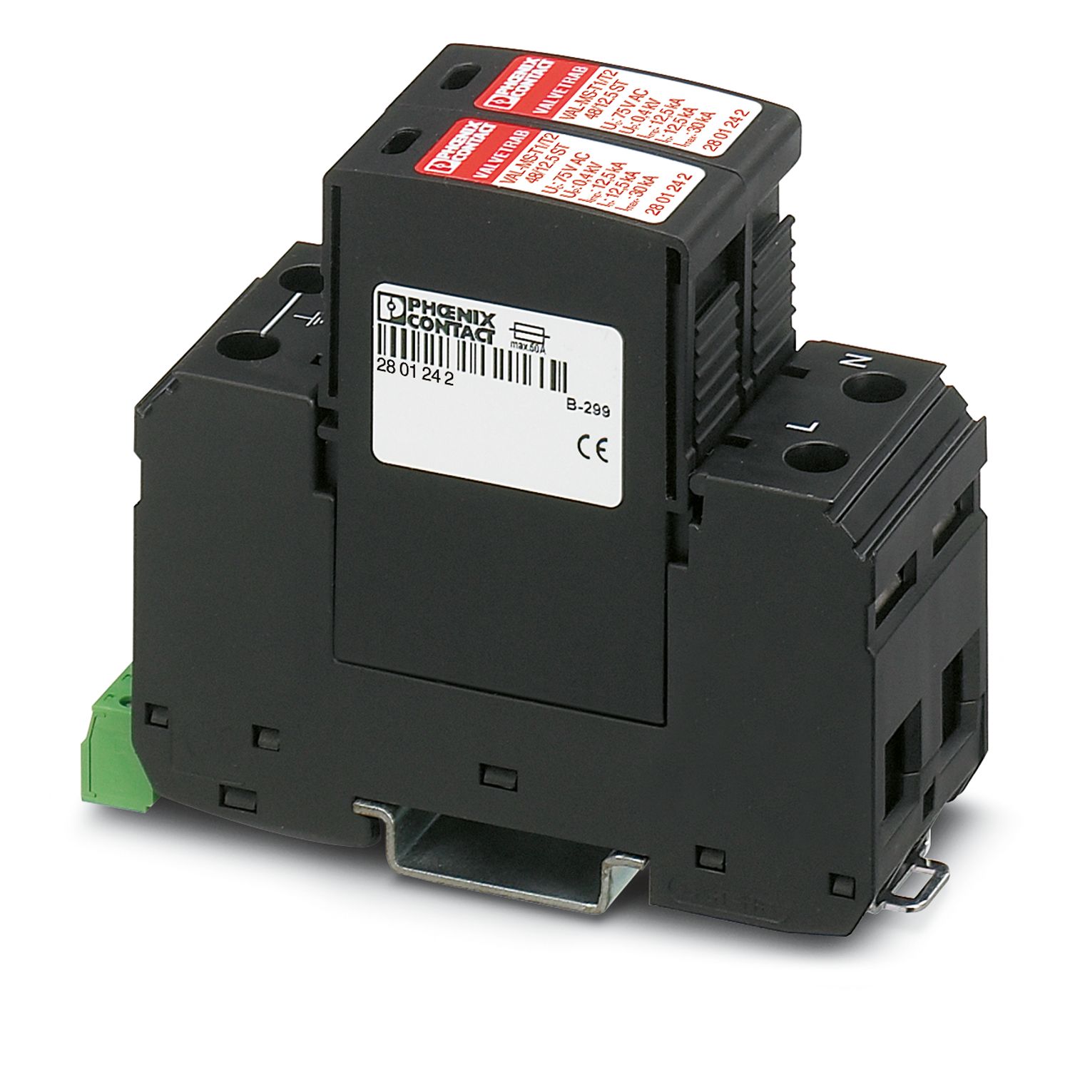 VAL-MS-T1/T2 48/12.5/1+1V-FM Chống sét