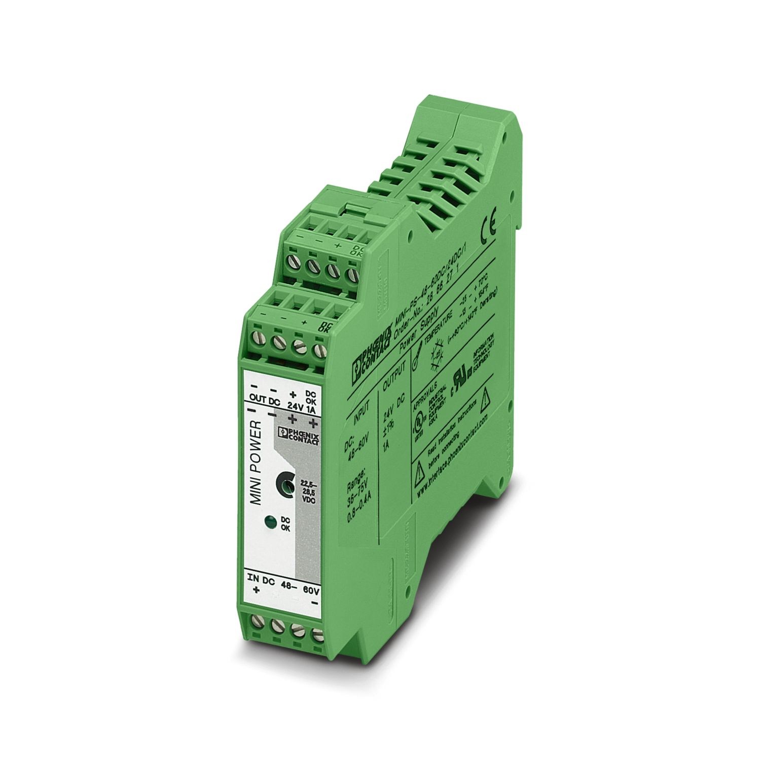 MINI-PS- 48- 60DC/24DC/1