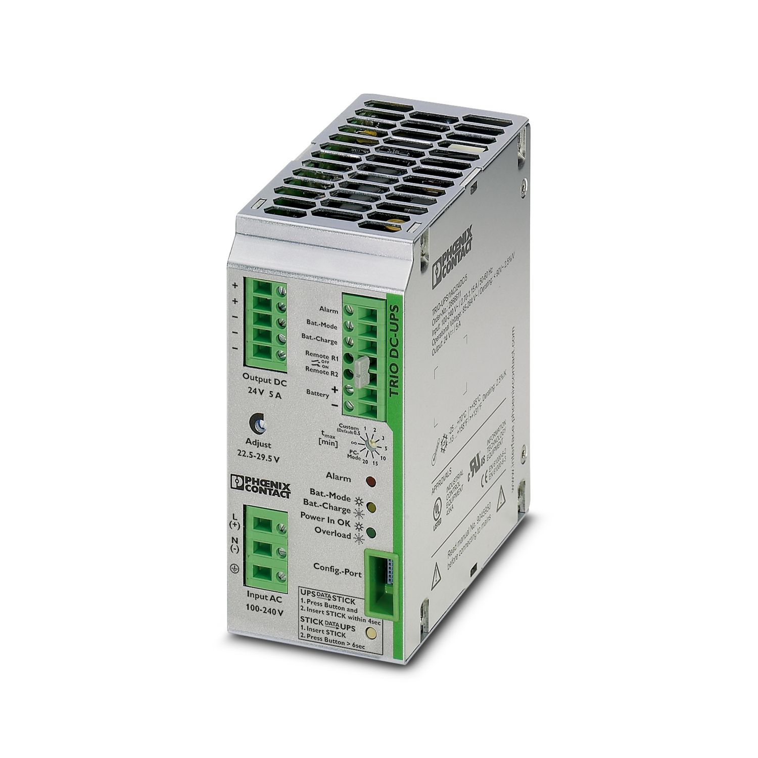 TRIO-UPS/1AC/24DC/ 5 – AC UPS kèm nguồn