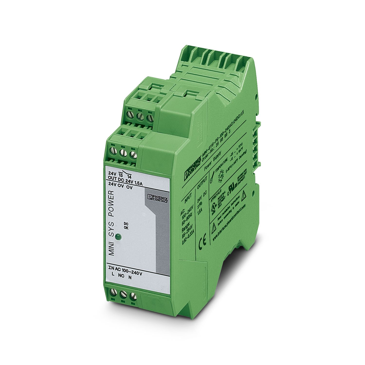 MINI-SYS-PS-100-240AC/24DC/1.5