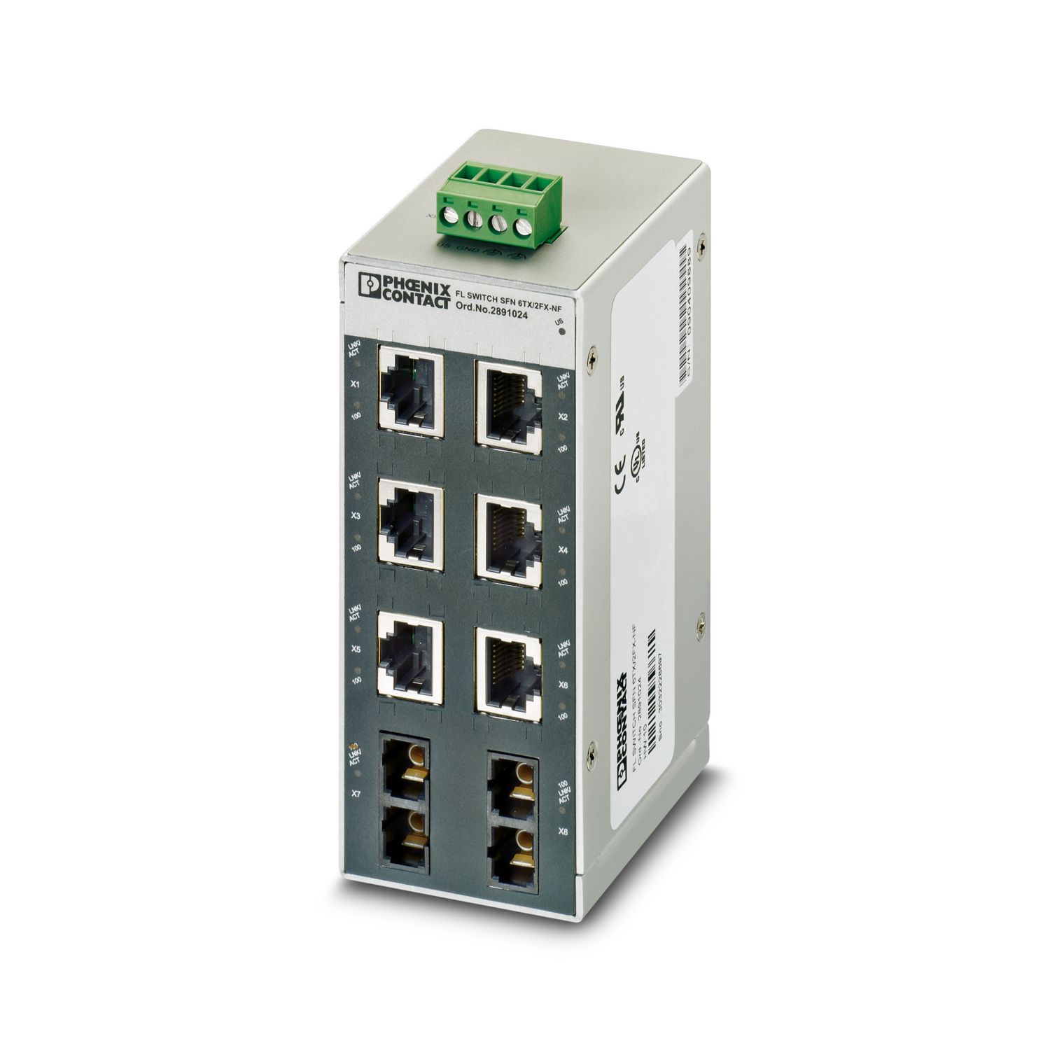 FL SWITCH SFN 6TX/2FX-NF