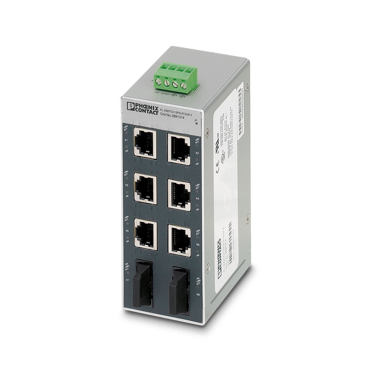 FL SWITCH SFN 6TX/2FX – Bộ chia mạng 6tx/2fx