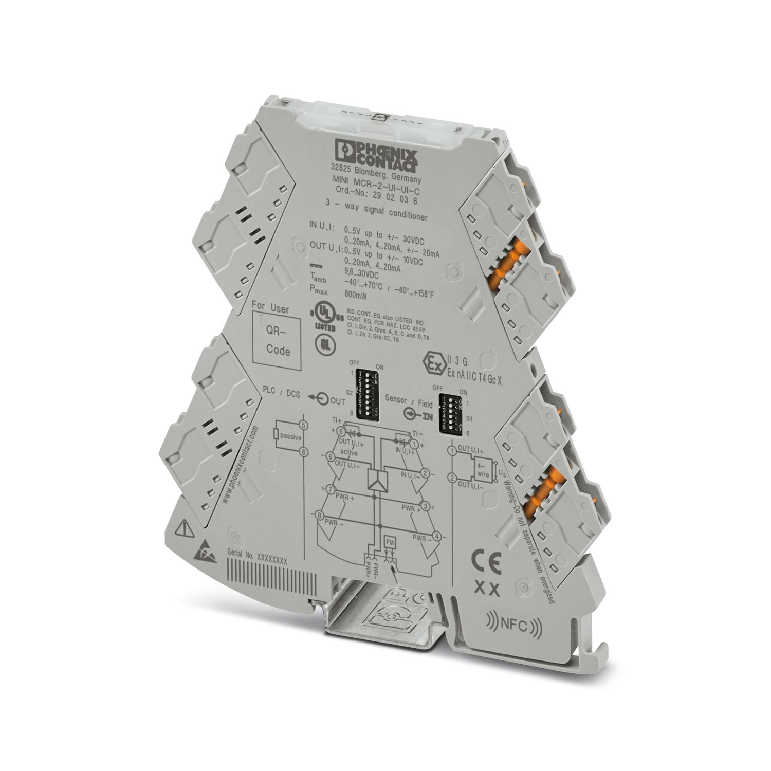 MINI MCR-2-UI-UI-C Chuyển đổi & cách ly