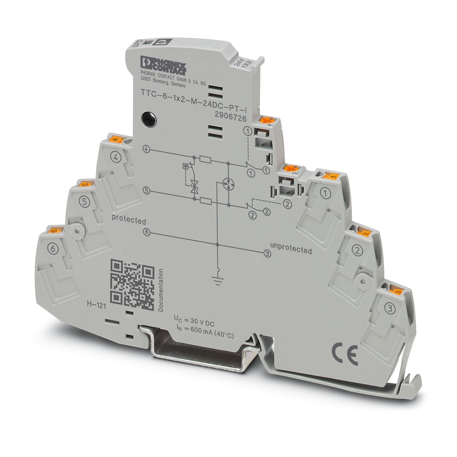 TTC-6-1X2-M-24DC-PT-I Chống sét