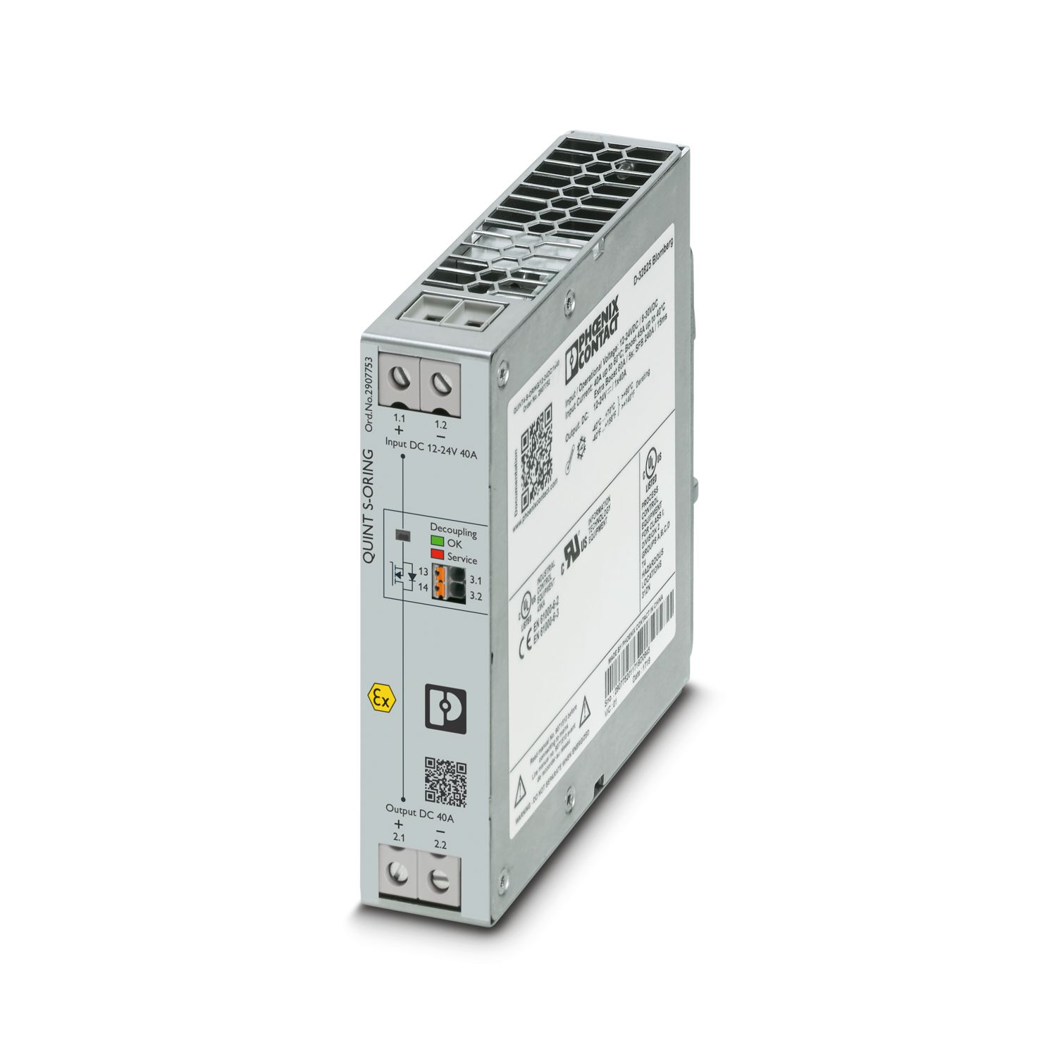 QUINT4-S-ORING/12-24DC/1X40/+