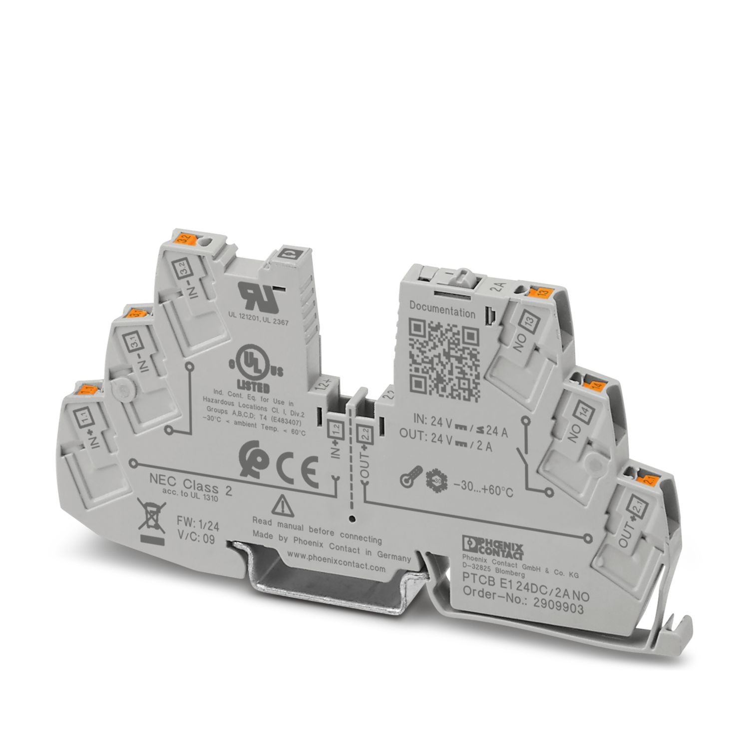 PTCB E1 24DC/2A NO
