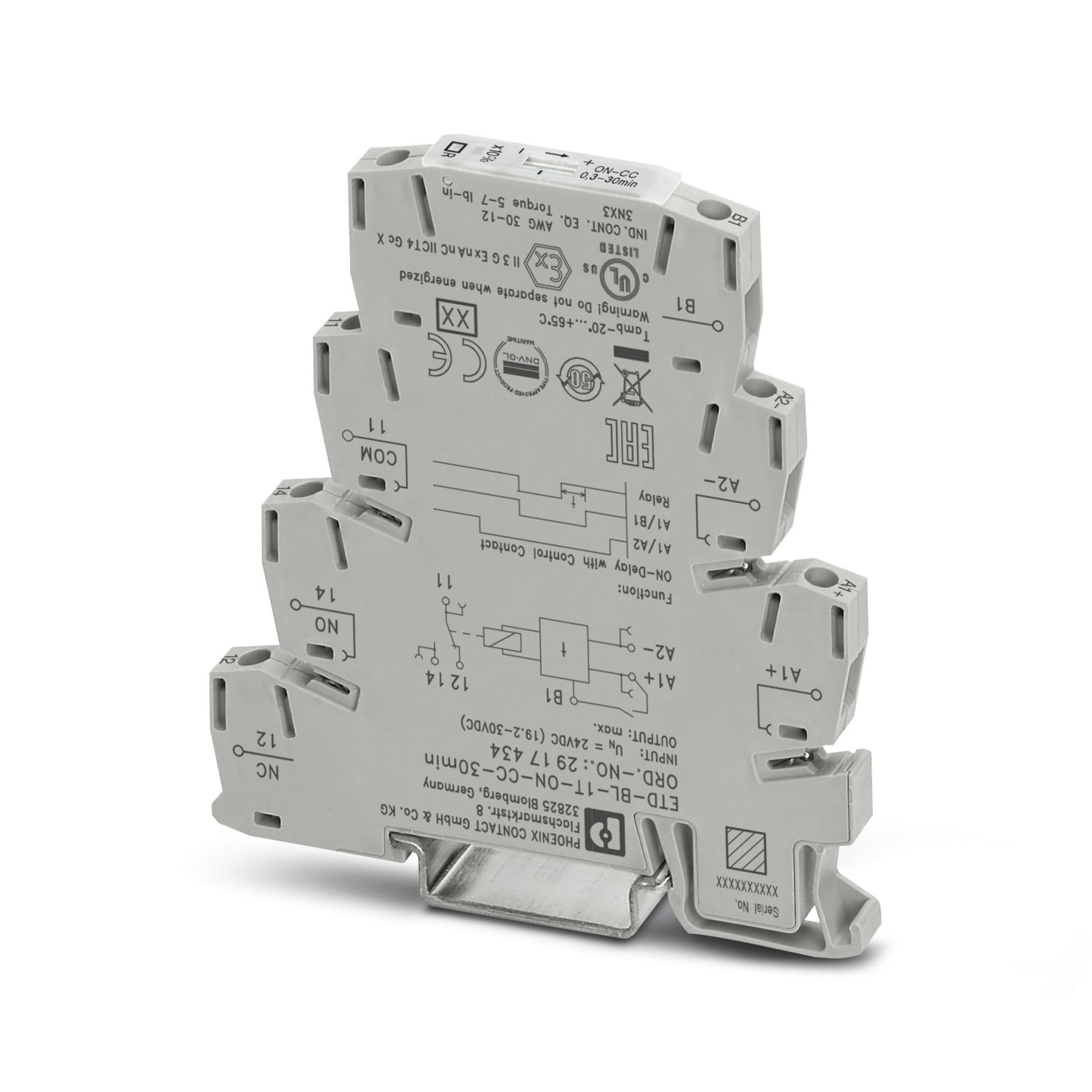 ETD-BL-1T-ON-CC- 30MIN – Rơ le đóng trễ