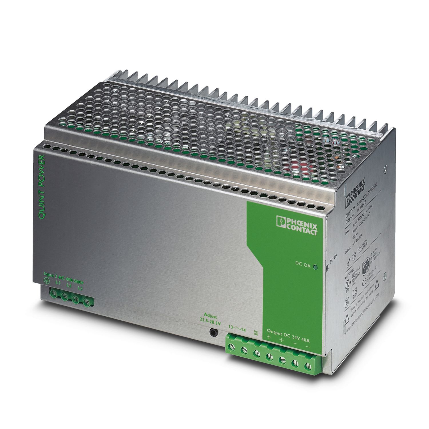 QUINT-PS-3X400-500AC/24DC/40- Nguồn 3pha