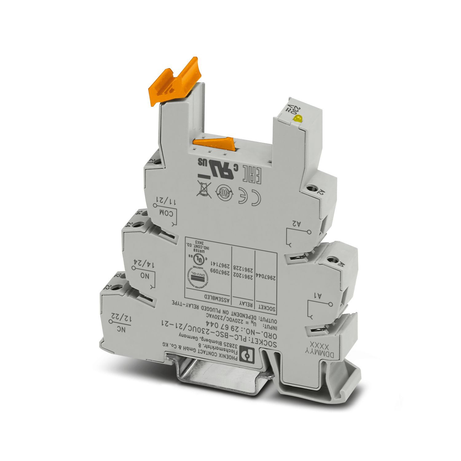 PLC-BSC-230UC/21-21 – Đế relay