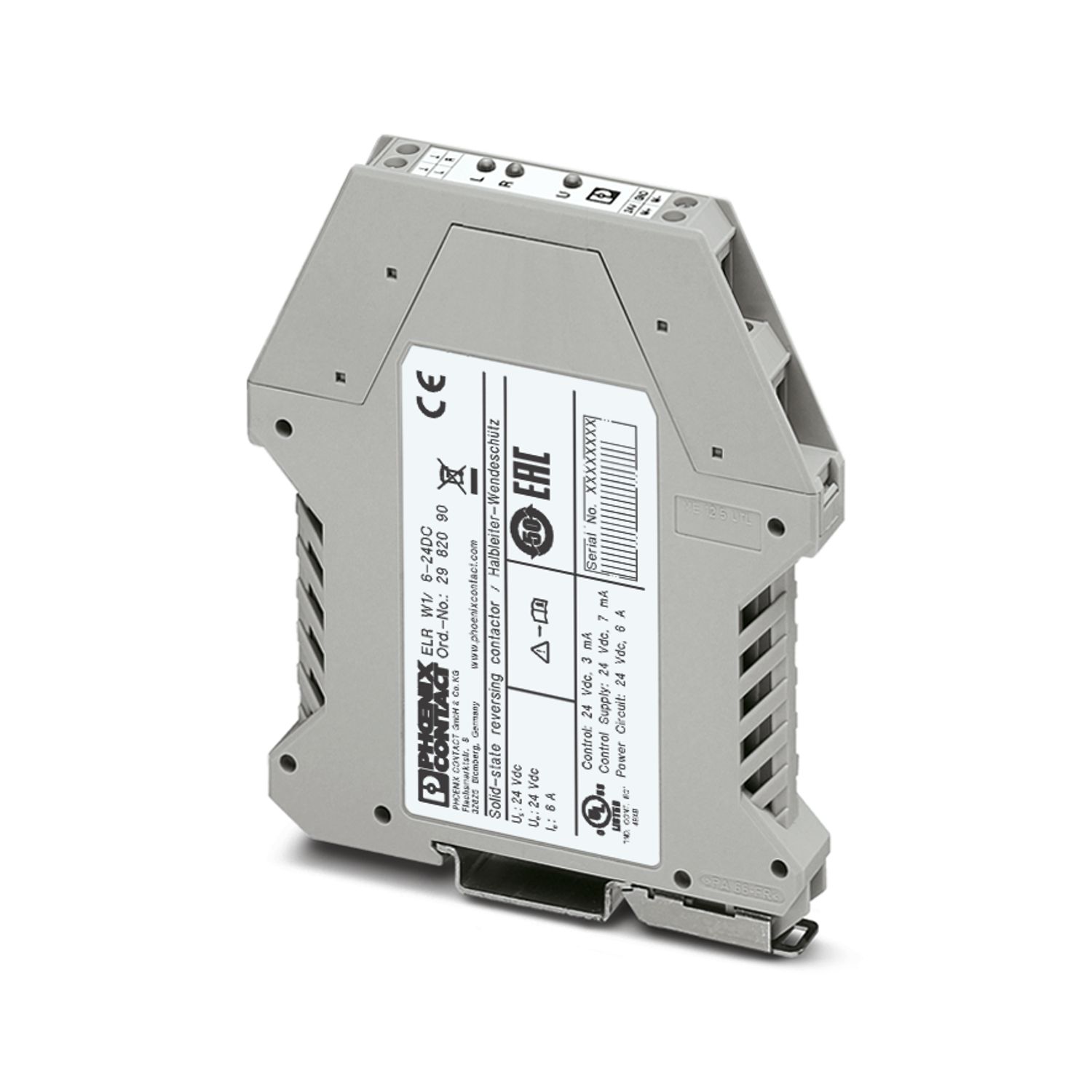 ELR W1/ 6-24DC Rơ le điều khiển động cơ 1 chiều